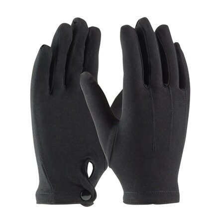 Pip 100% Stretch Nylon Dress Glove with Raised Stitching on Back - Snap Closure, 12PK 130-650BM